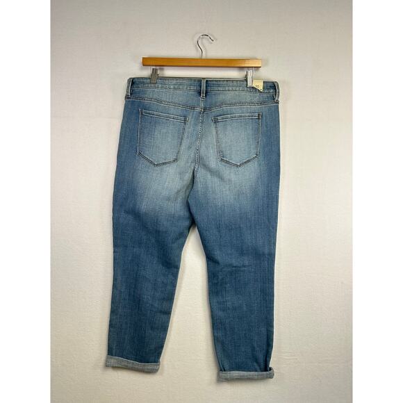 Woman's Cosmetic Blue Love Skinny Jeans - Medium Wash - Size 33 - Picture 7 of 10